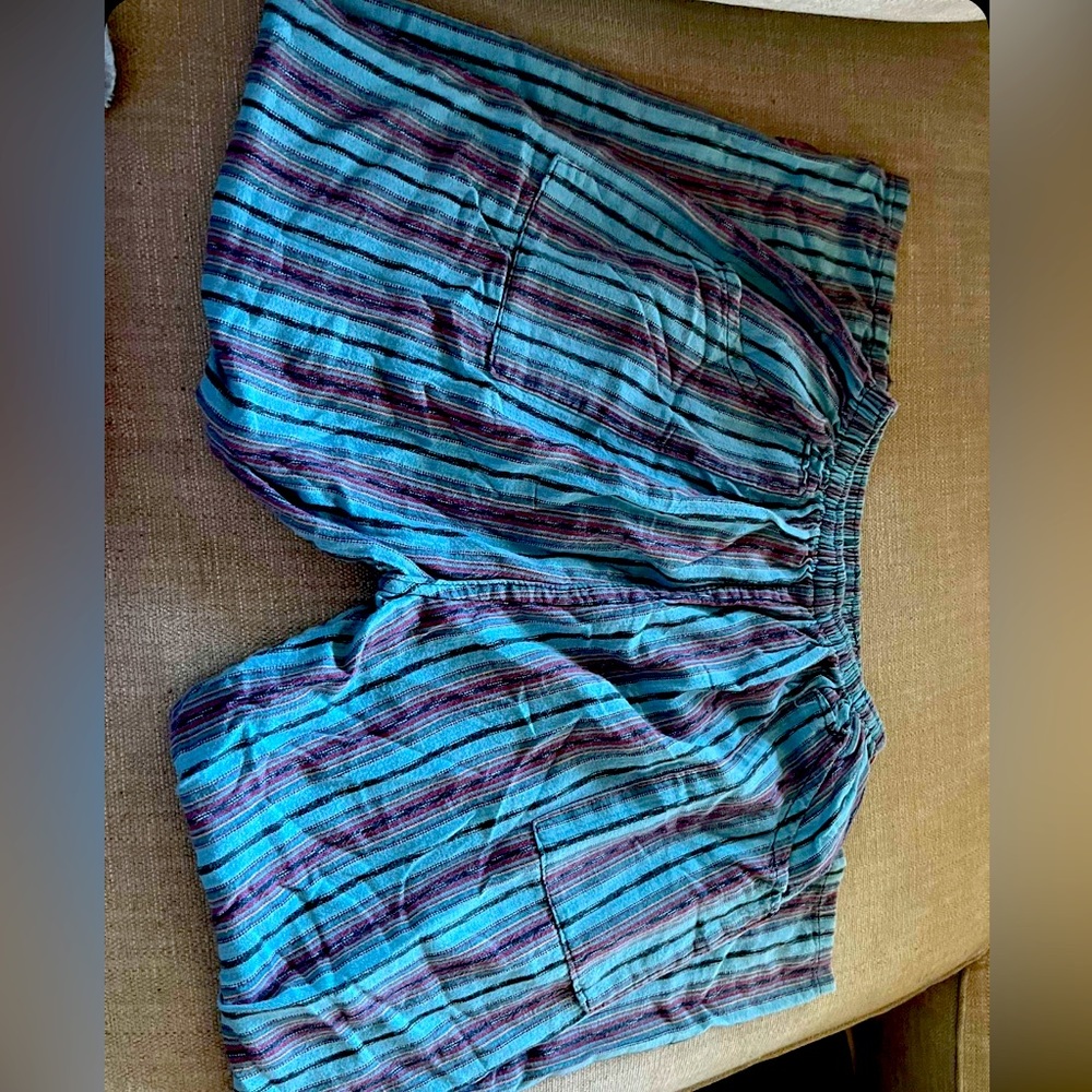 Wide Leg Hippie Linen Pants